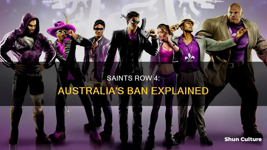is saints row 4 banned in australia