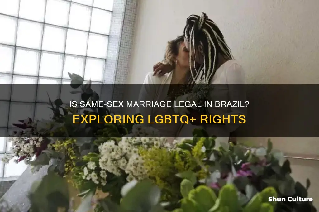 is same sex marriage legal in brazil