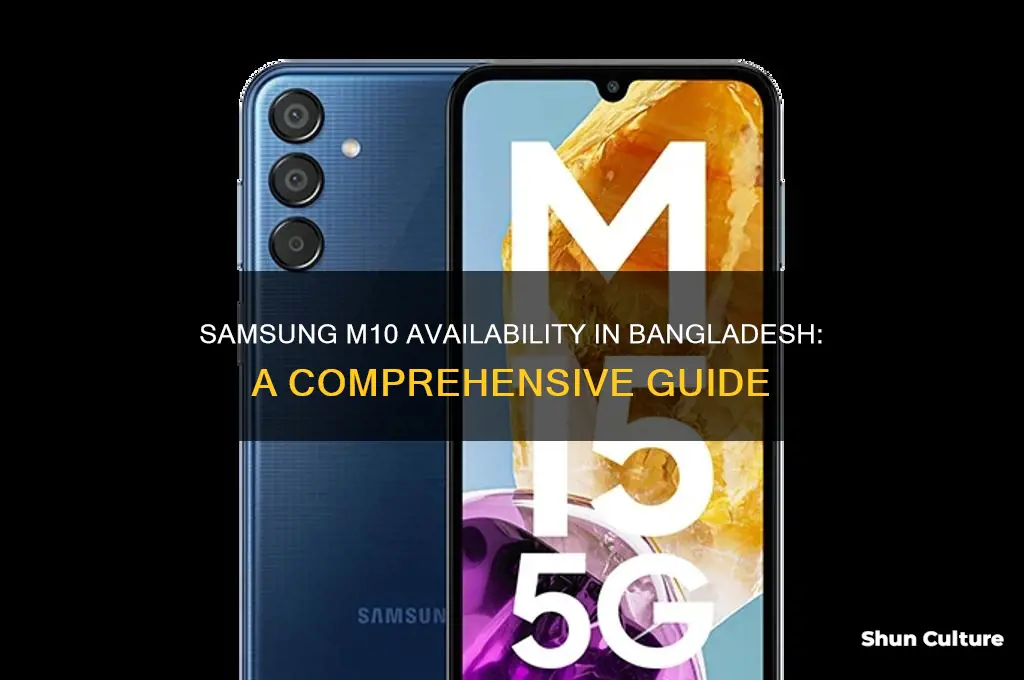 is samsung m10 available in bangladesh