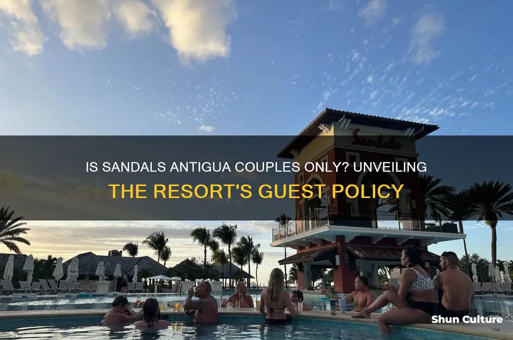 is sandals antigua couples only