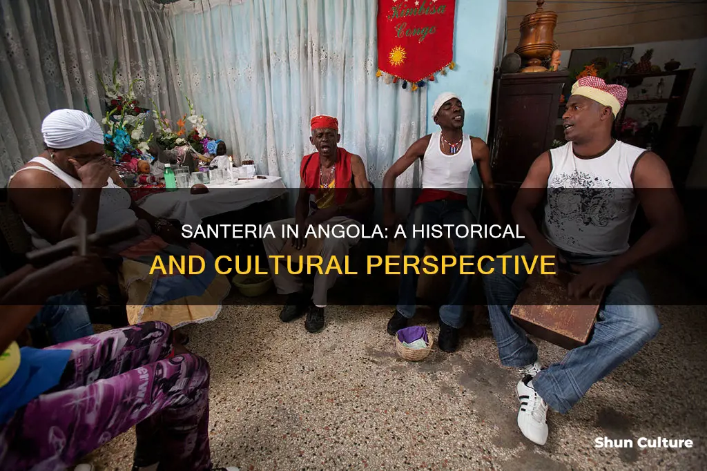 is santeria in angol