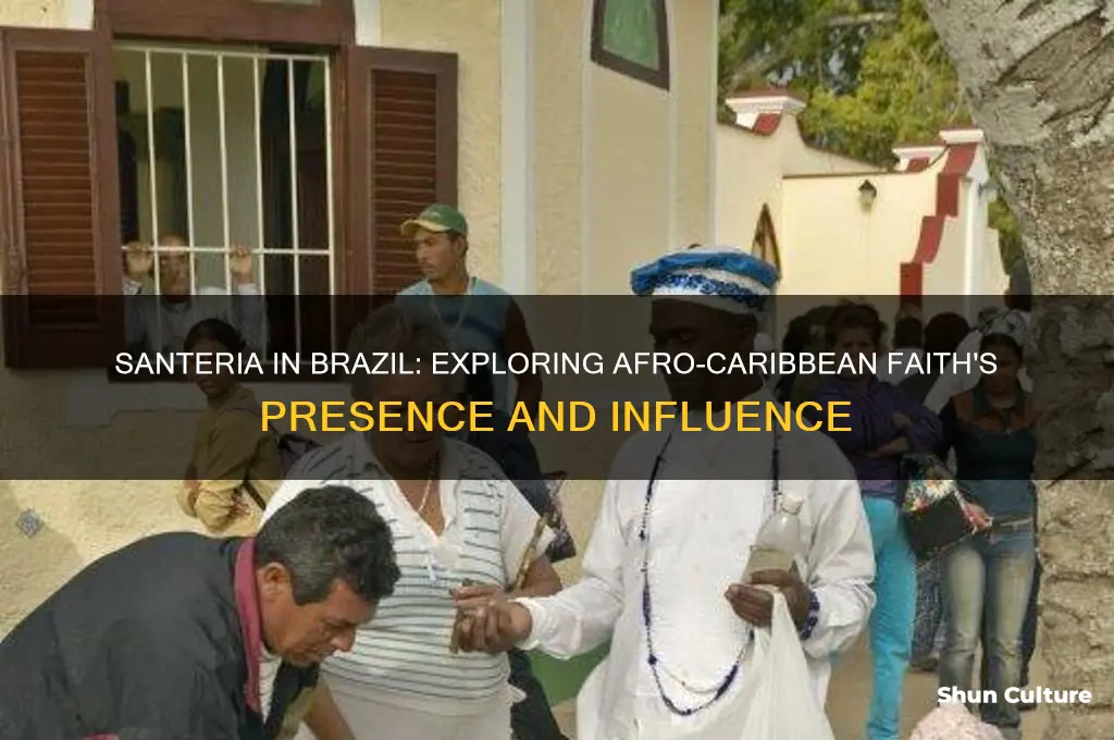 is santeria practiced in brazil