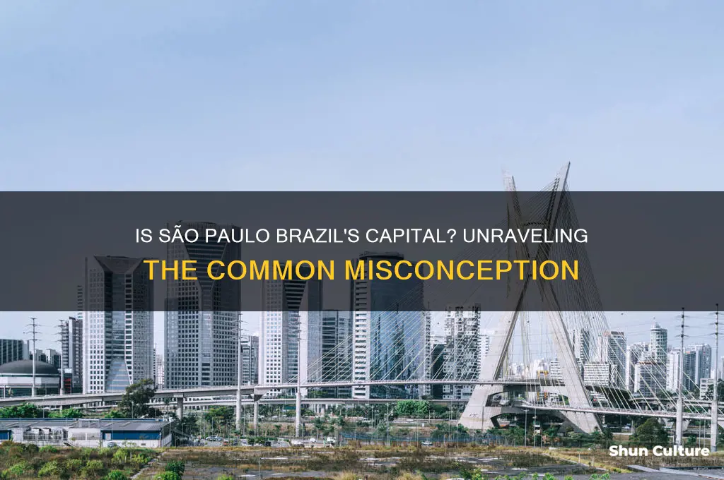 is sao paulo the capital of brazil