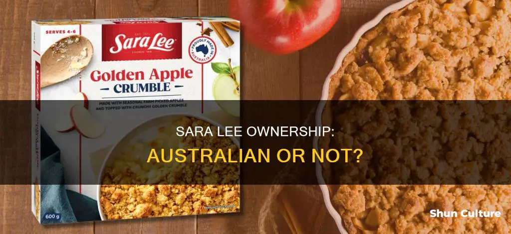 is sara lee australian owned