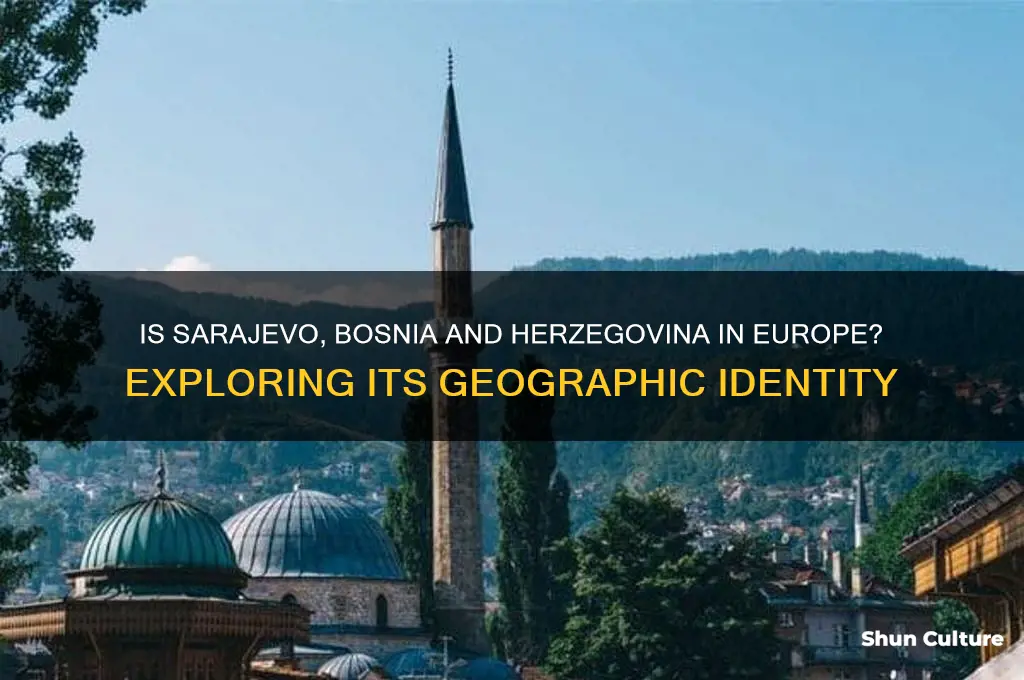 is sarajevo bosnia and herzegovina in europe