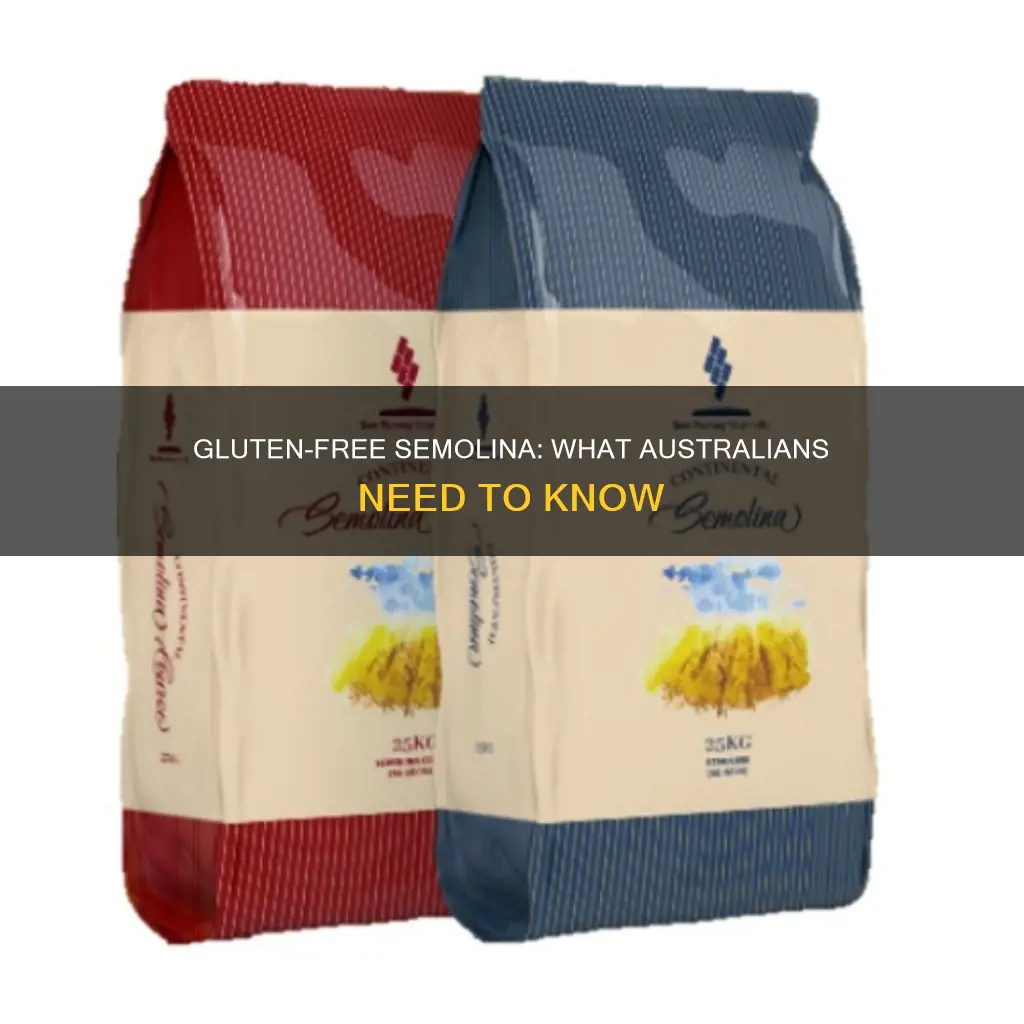 is semolina gluten free australia