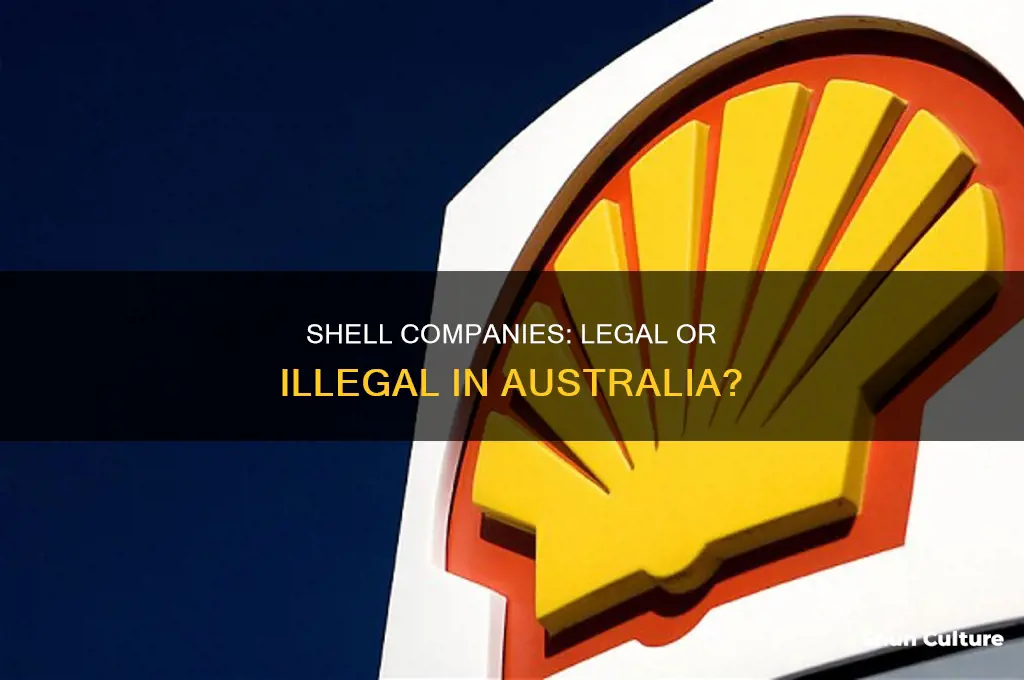 is shell company illegal in australia