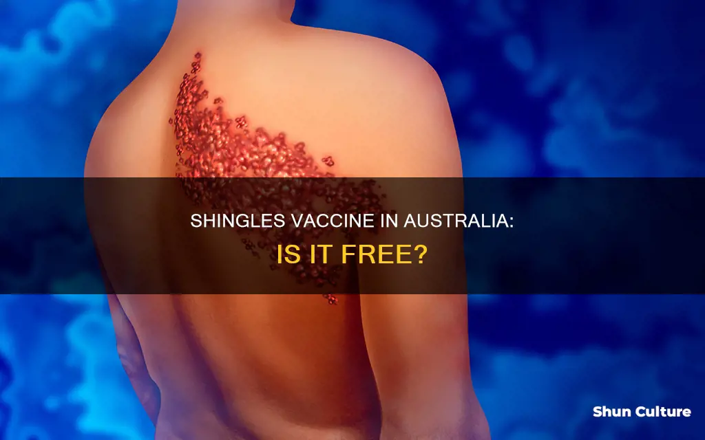 is shingles vaccine free in australia