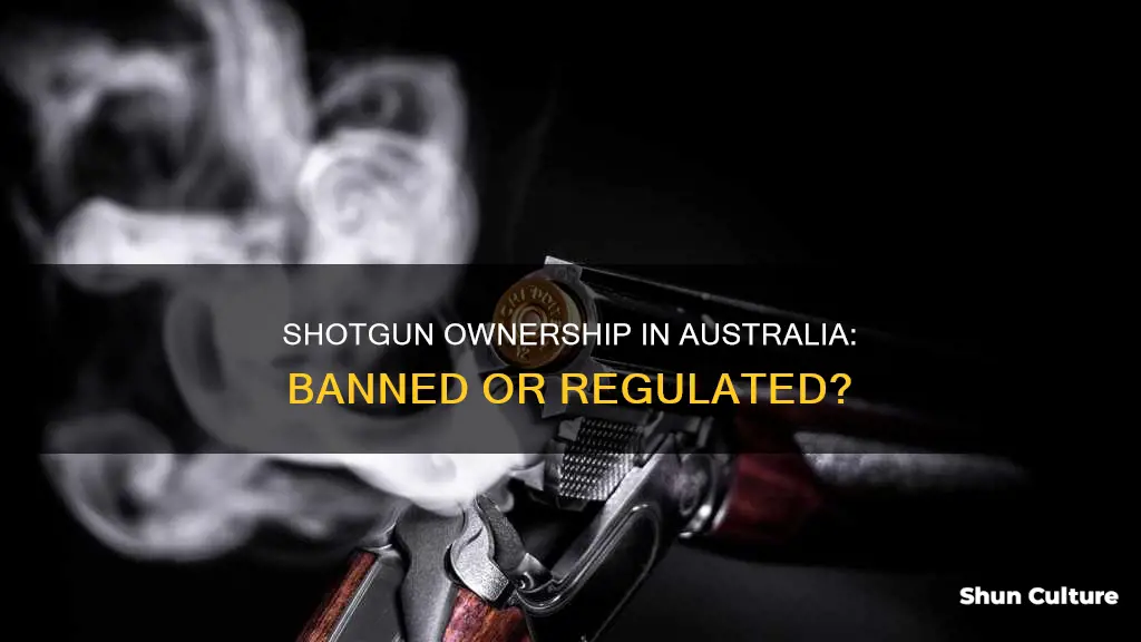 is shotgun ownership in australia banned or regulated