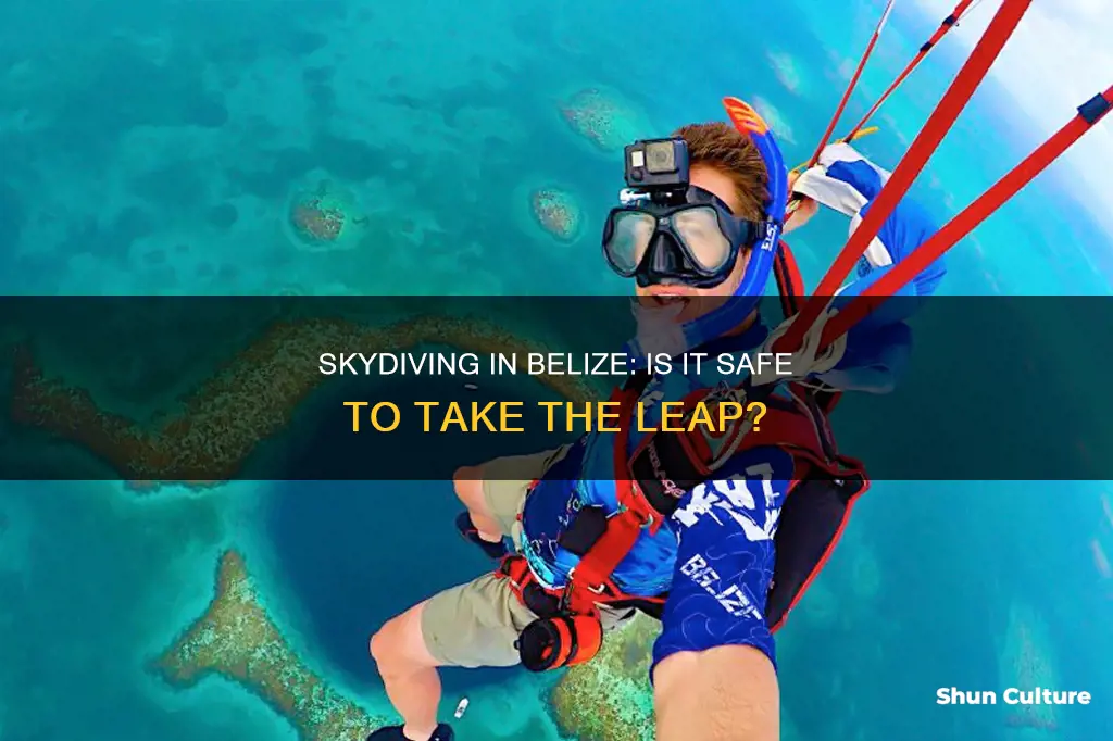 is skydiving in belize safe