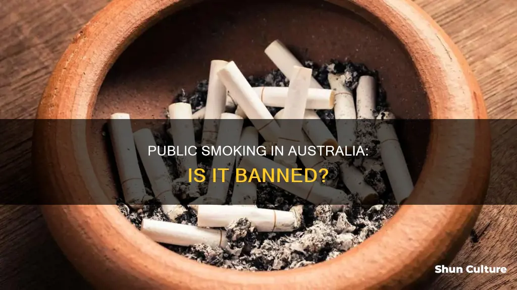 is smoking banned in public places in australia