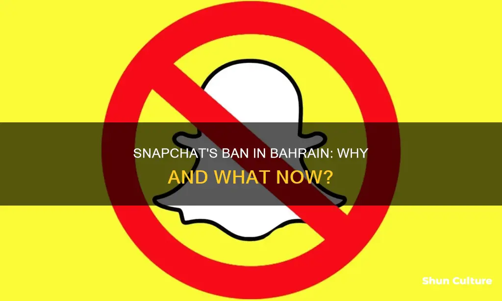 is snapchat banned in bahrain