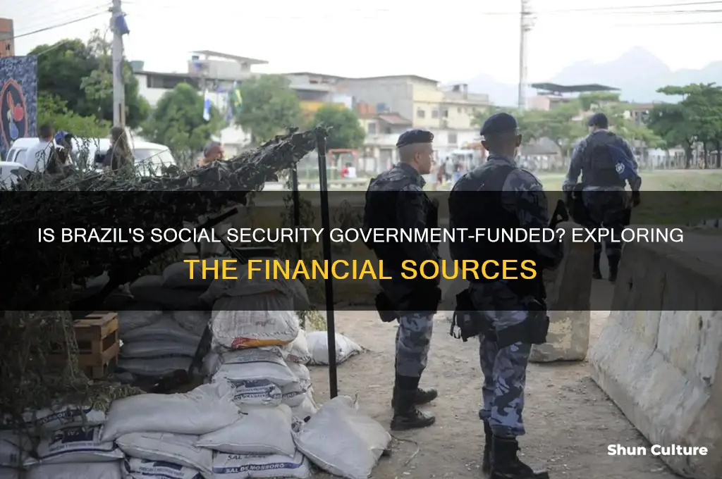 is social security funded by the government in brazil
