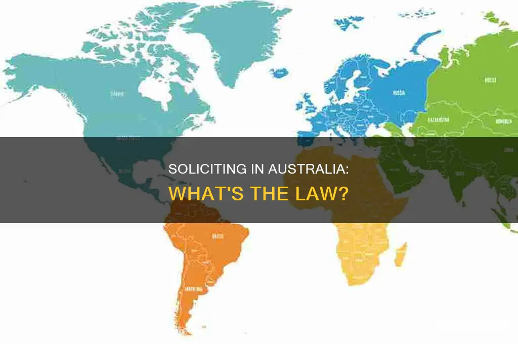 is soliciting illegal in australia
