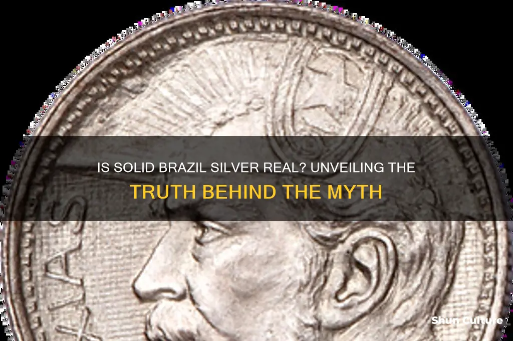 is solid brazil silver real