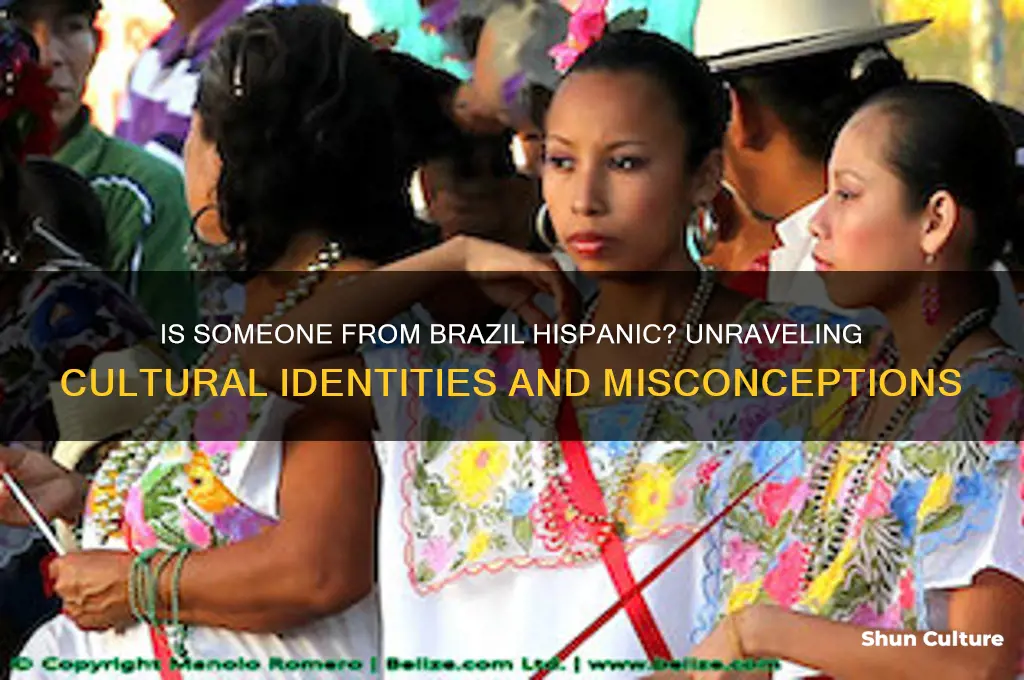 is someone from brazil hispanic