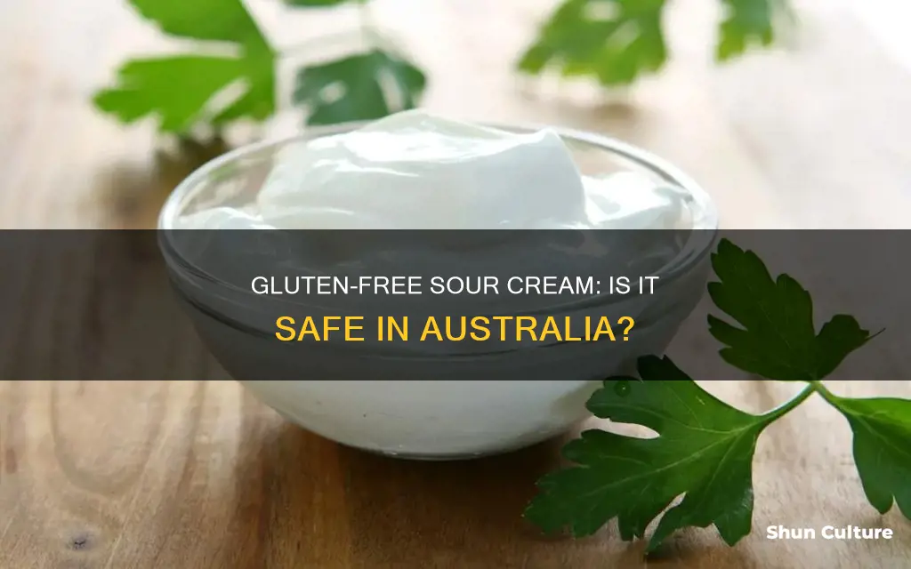 is sour cream gluten free australia