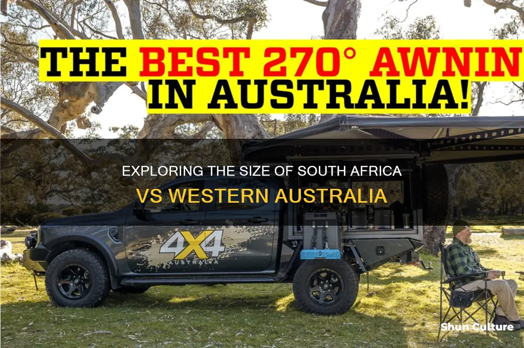 is south africa bigger than western australia