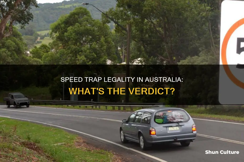 is speed trap illegal in australia