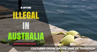 Spitting in Australia: Is It Illegal?
