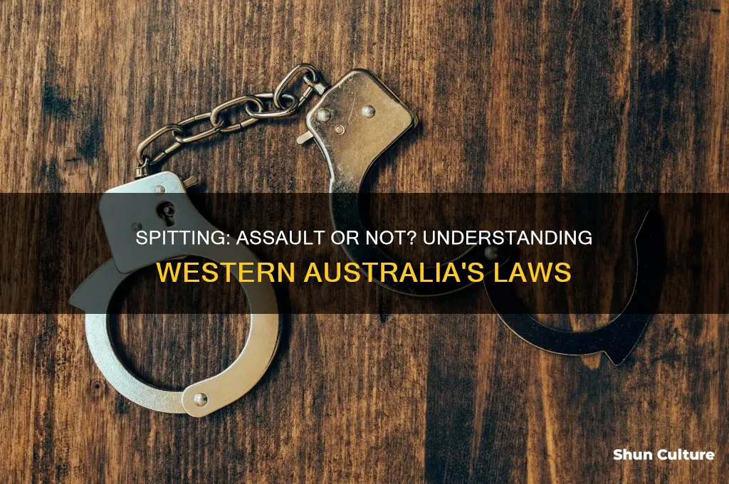 is spitting on someone assault in western australia