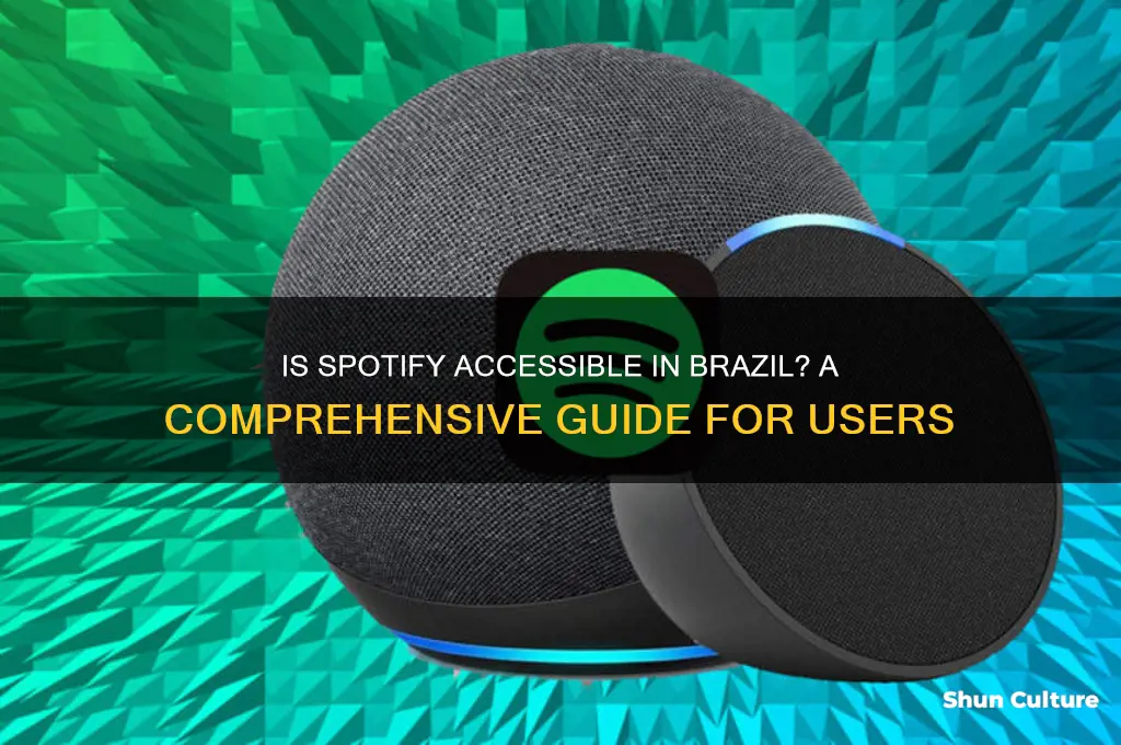 is spotify able if brazil
