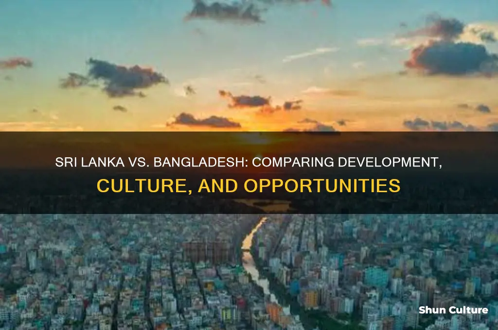 is sri lanka better than bangladesh