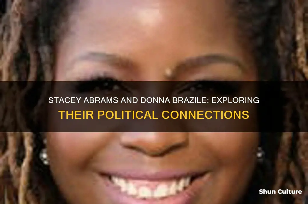 is stacey abrams related to donna brazile