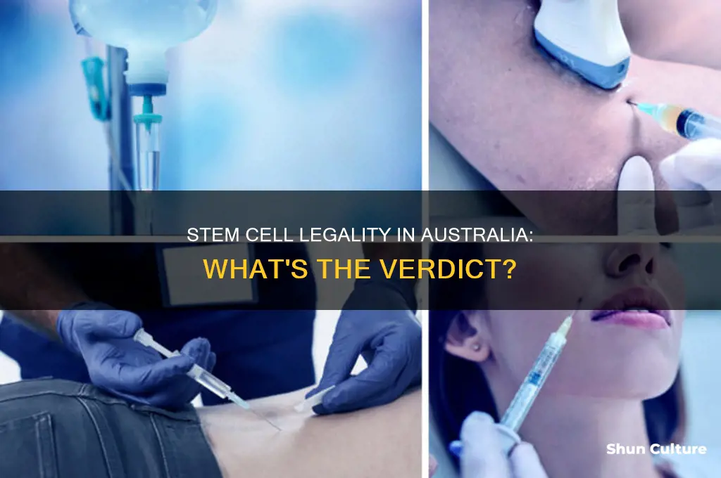 is stem cell illegal in australia
