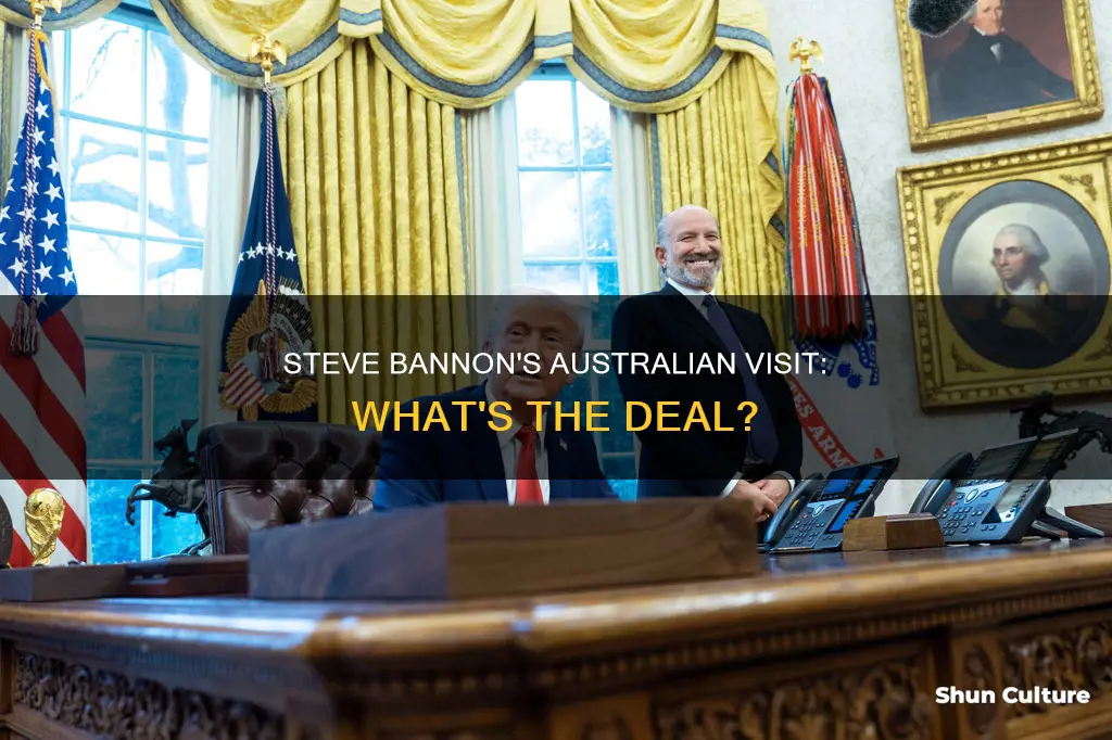 is steve bannon coming to australia