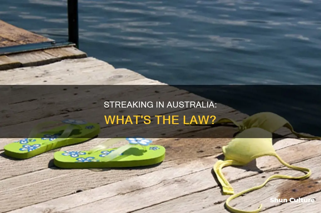 is streaking illegal in australia
