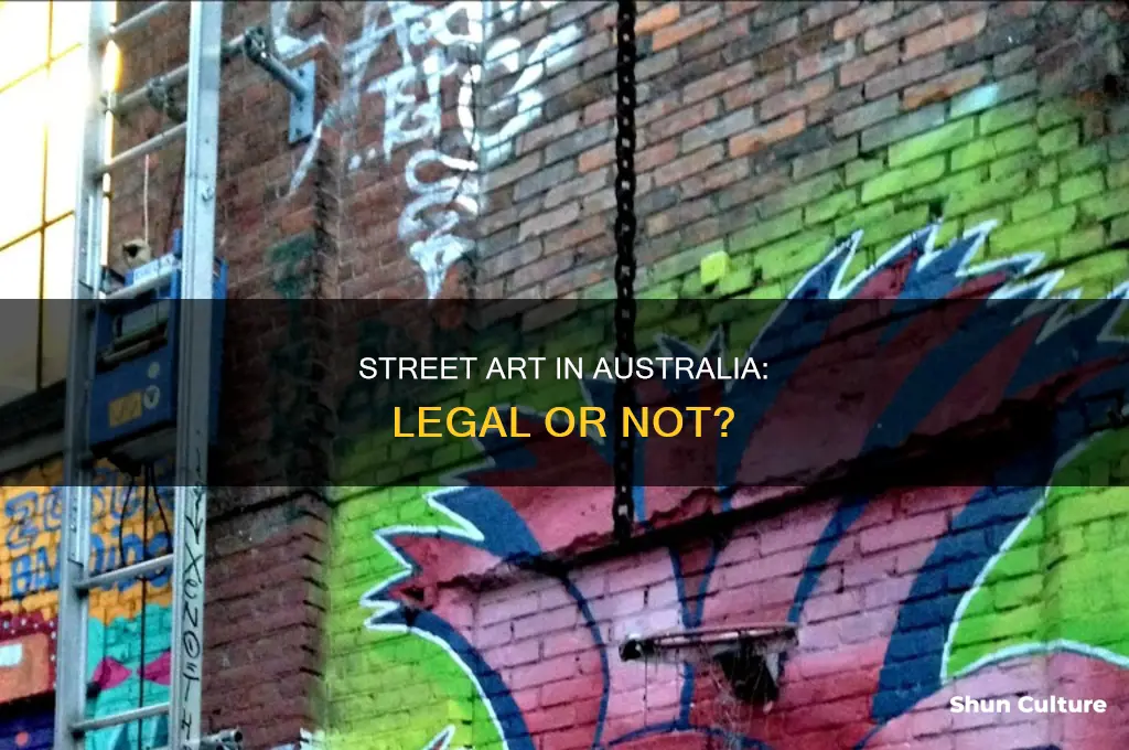 is street art illegal in australia