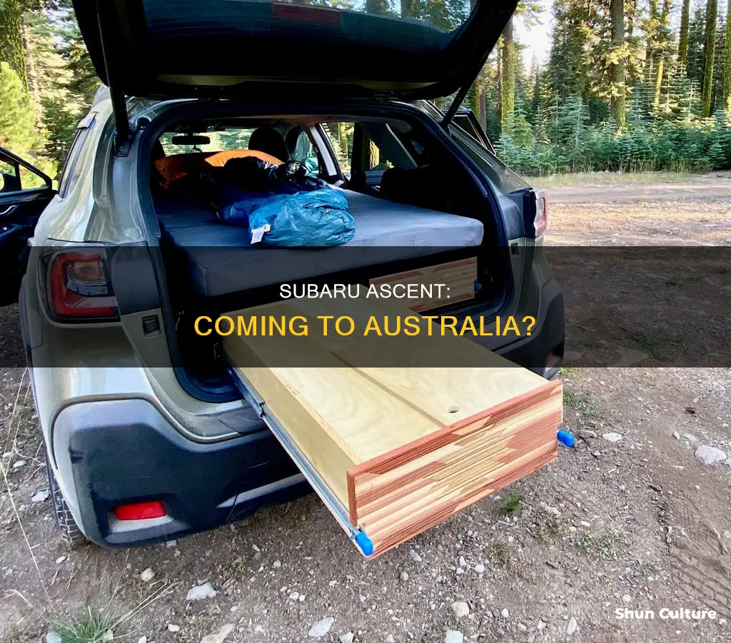is subaru ascent coming to australia