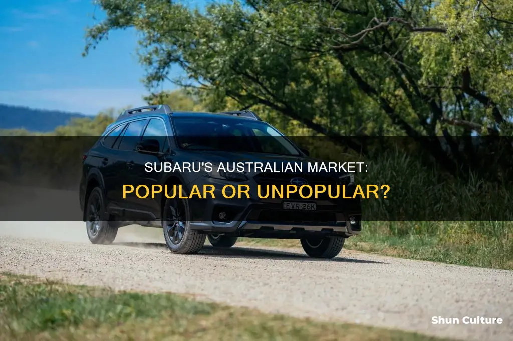 is subaru popular in australia