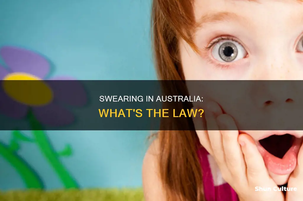 is swearing illegal in australia
