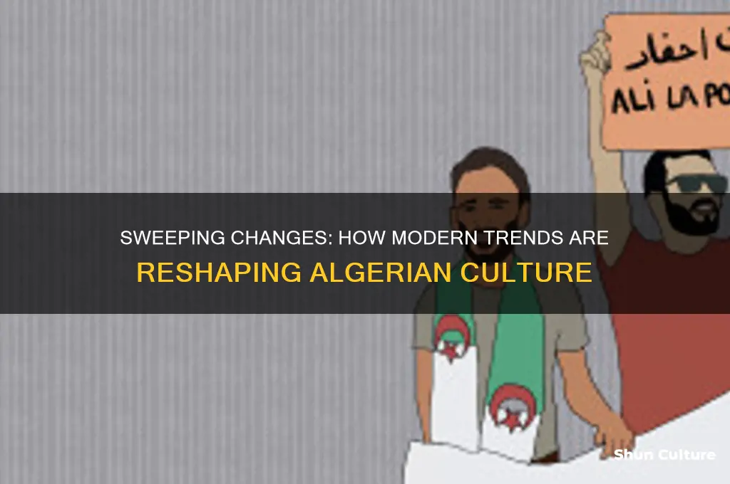 is sweeping through the algerian culture