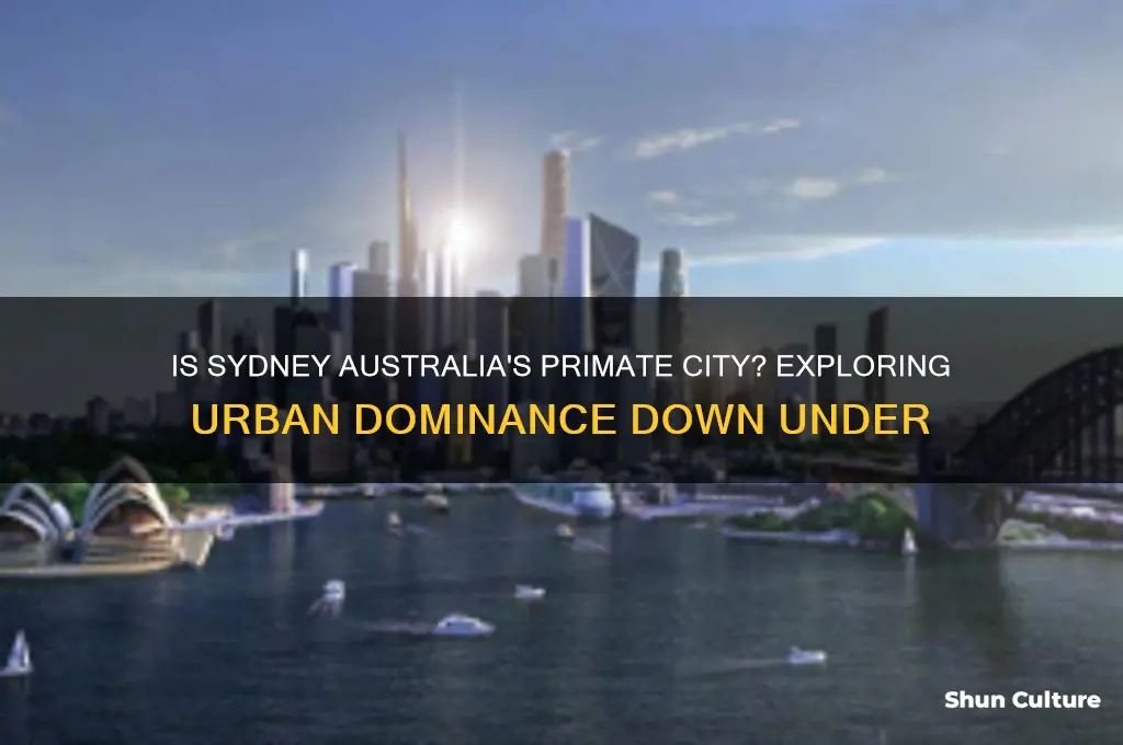 is sydney australia a primate city