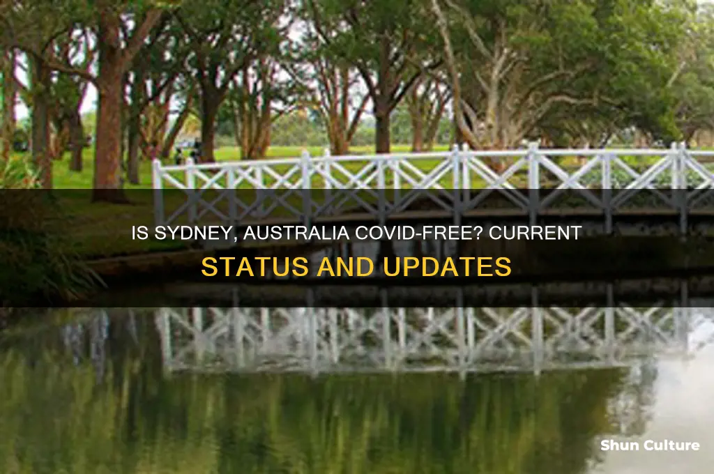 is sydney australia covid free