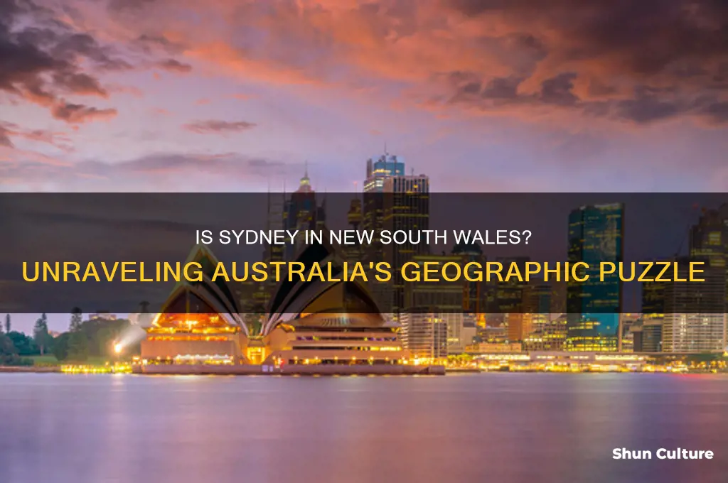 is sydney australia in new south wales