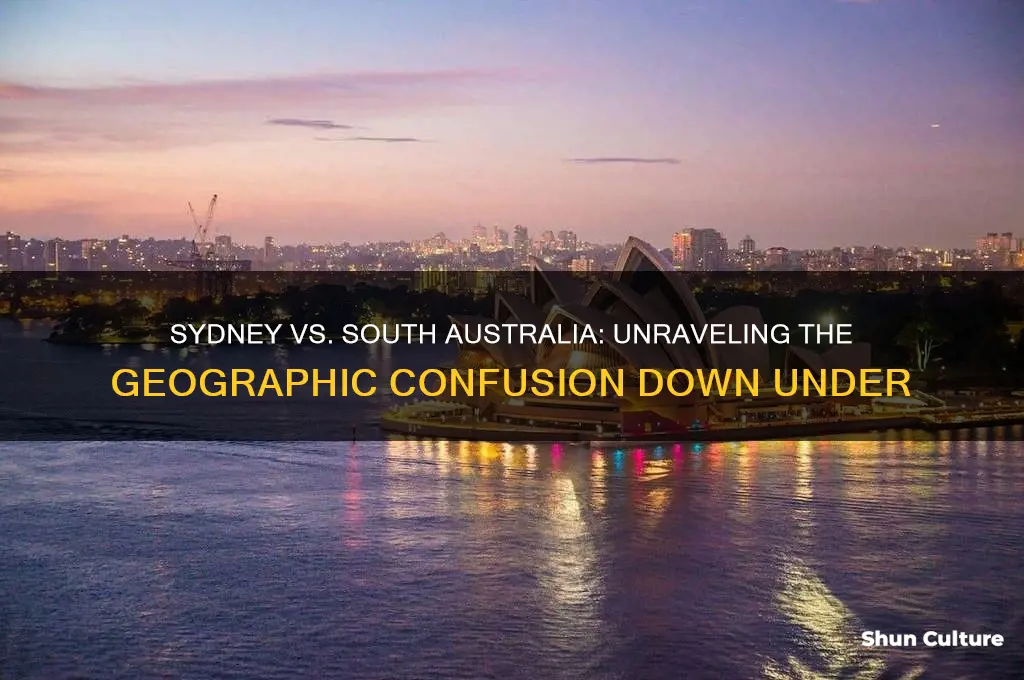 is sydney australia n south australia