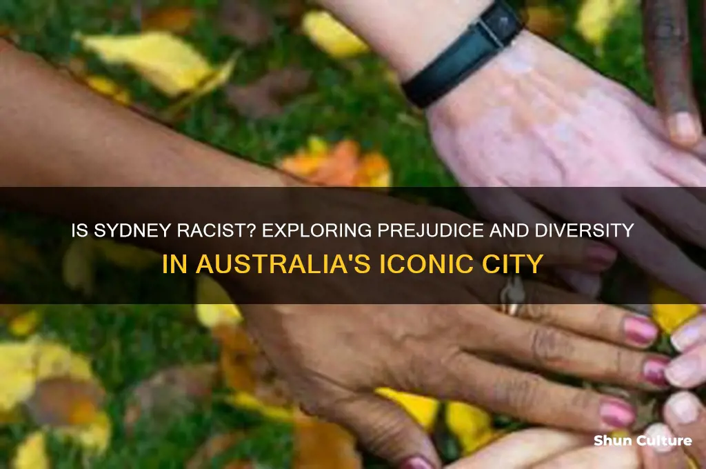 is sydney australia racist