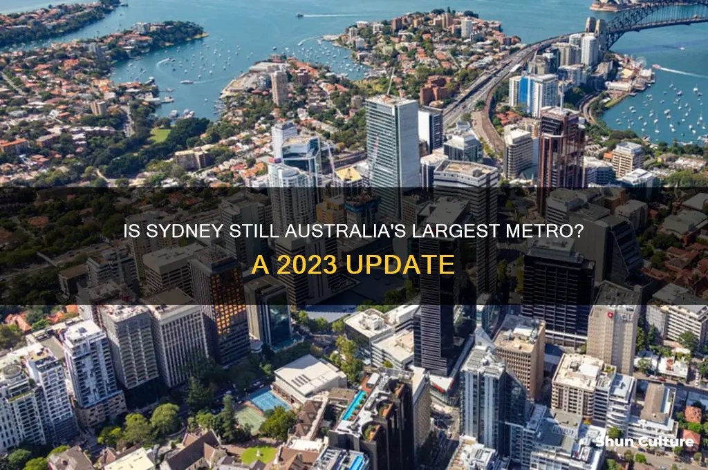 is sydney australia still the largest metro in australia