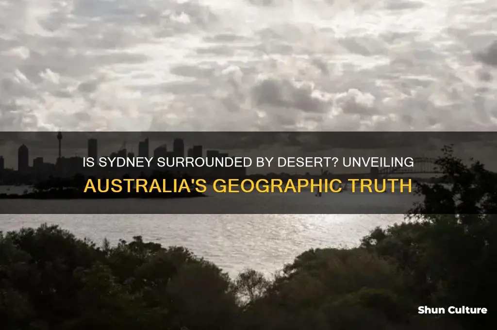is sydney australia surrounded by a desert