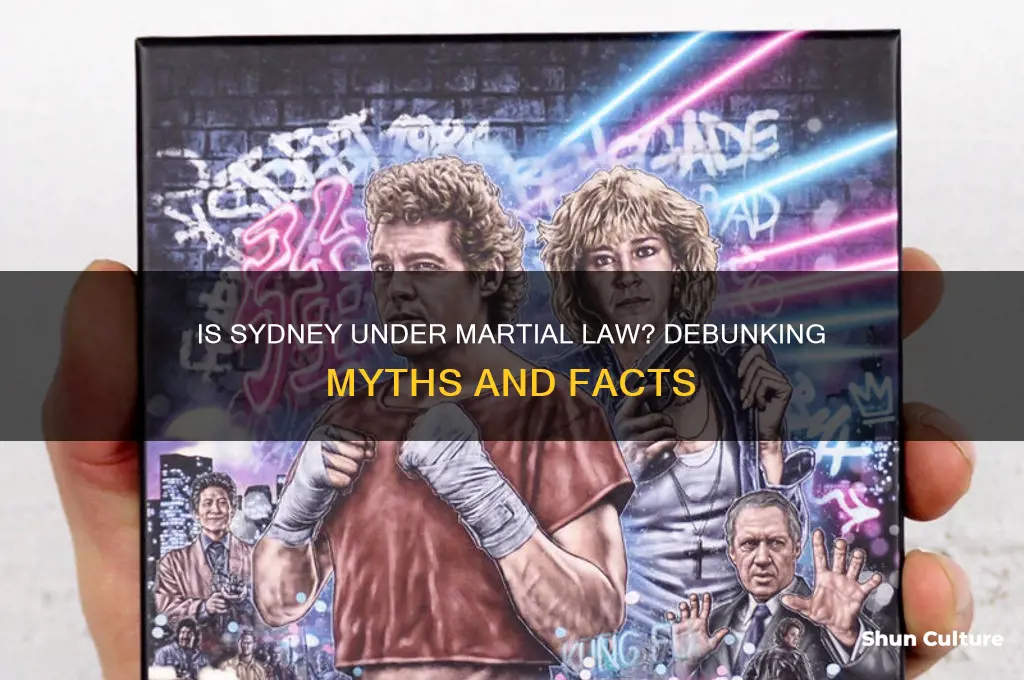 is sydney australia under martial law
