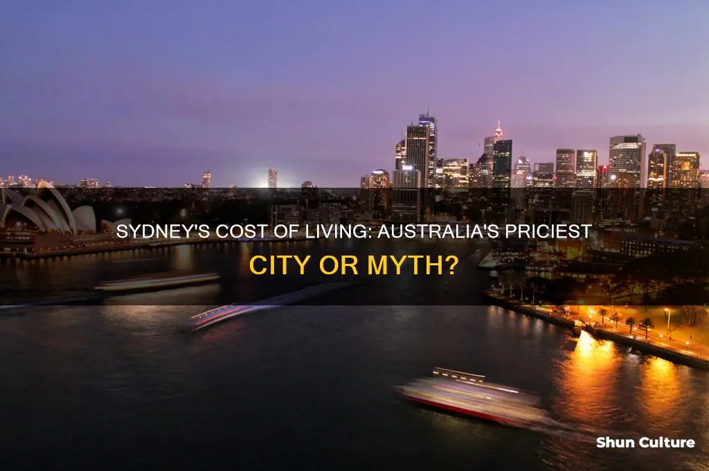is sydney the most expensive city in australia