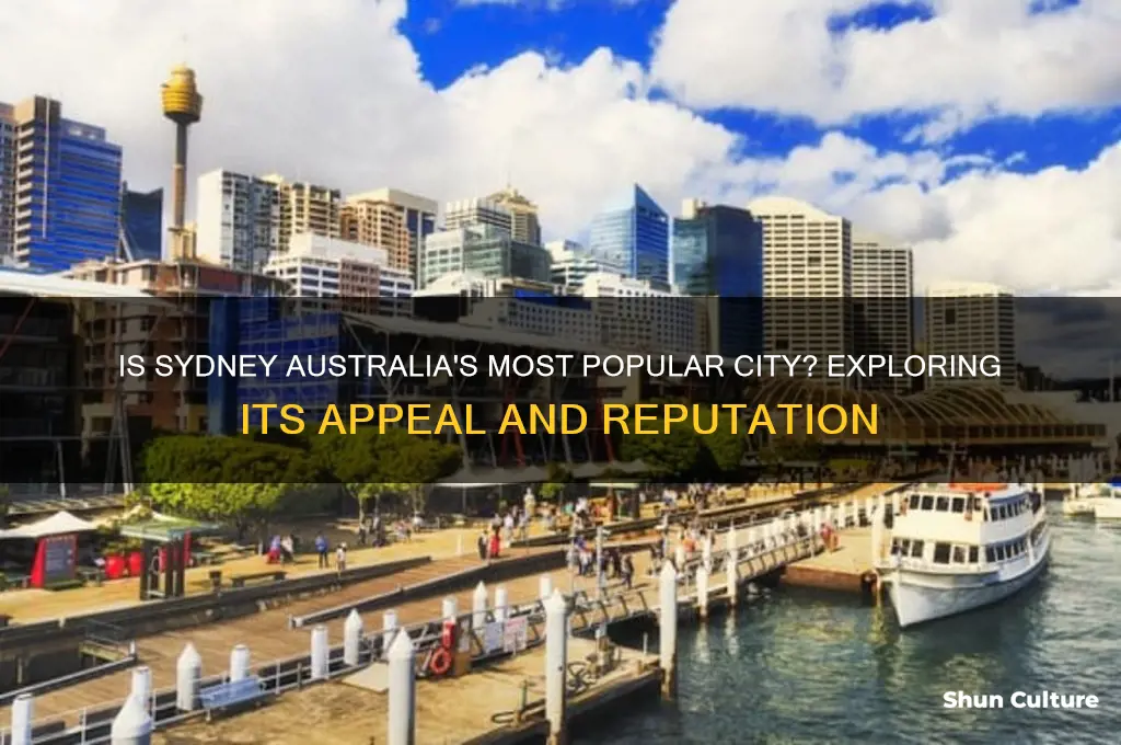 is sydney the most popular city in australia