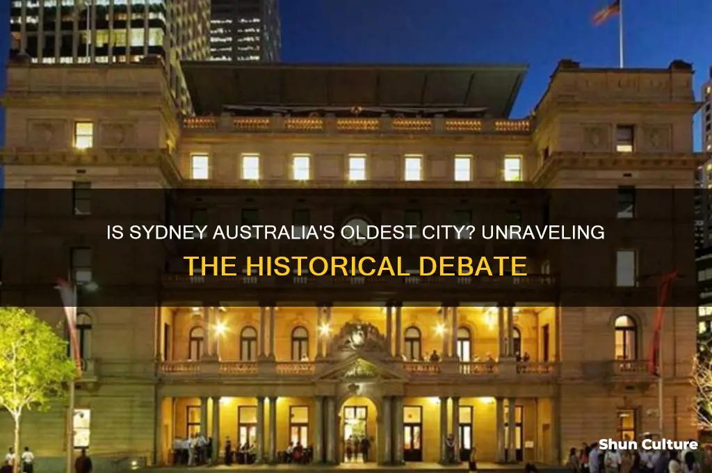 is sydney the oldest city in australia