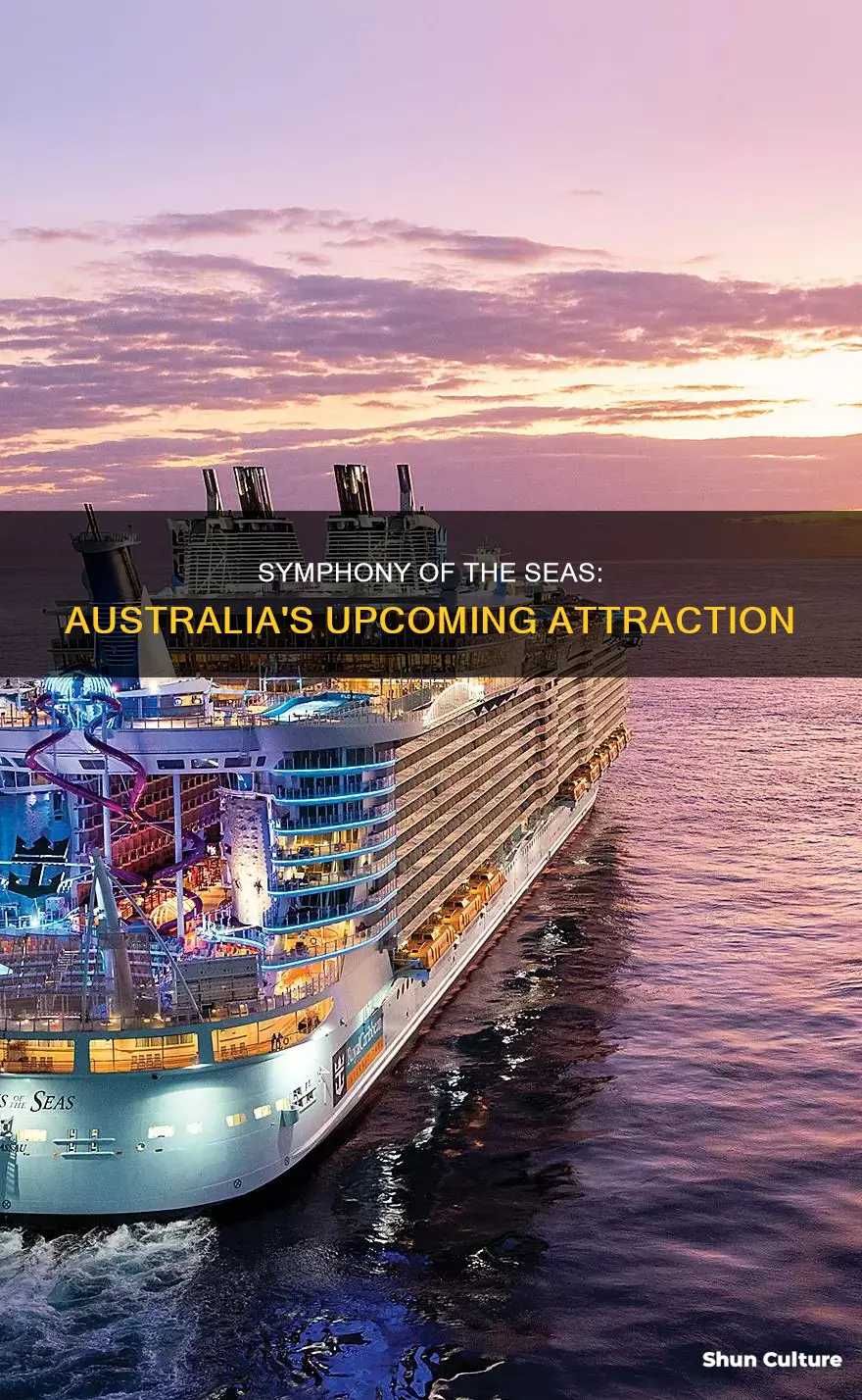 is symphony of the seas coming to australia