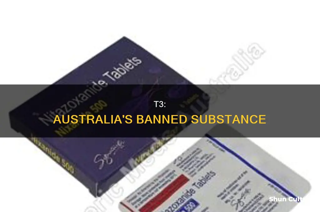 is t3 illegal in australia