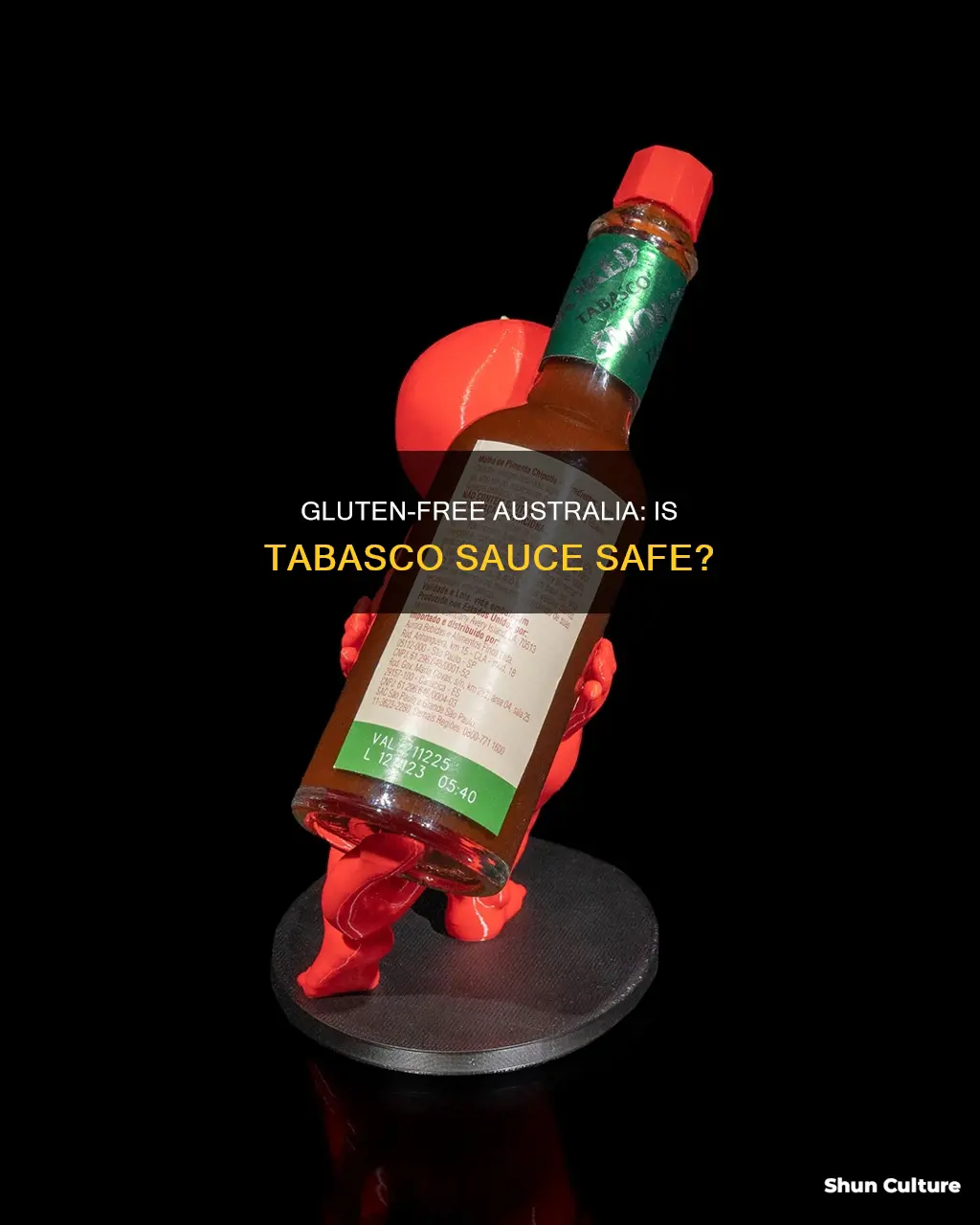 is tabasco sauce gluten free australia
